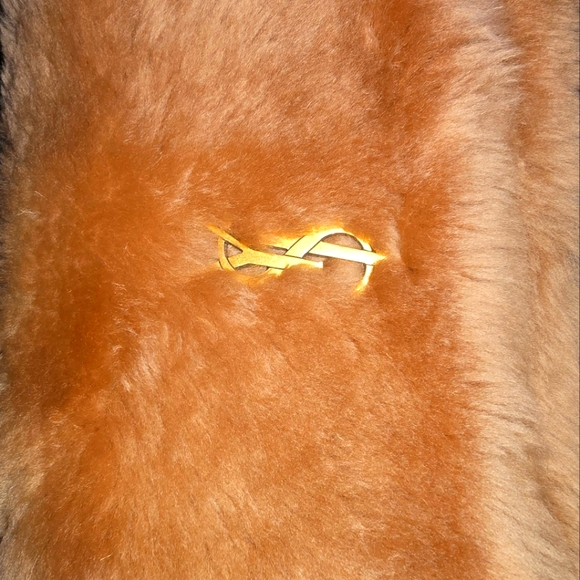 Kate Small YSL Crossbody Bag in Shearling - Picture 7 of 11